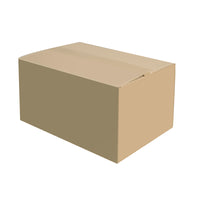 SCATOLA IN CARTONE MM 390 X 255 X H.190- mm 390x255 H.190- senza- pezzi 1