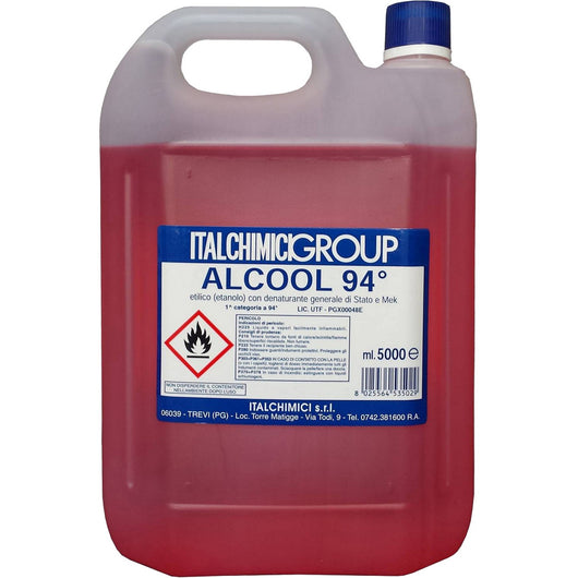 alcool denaturato 94 certificato lt. 5 (italchimici) cod:ferx.67919