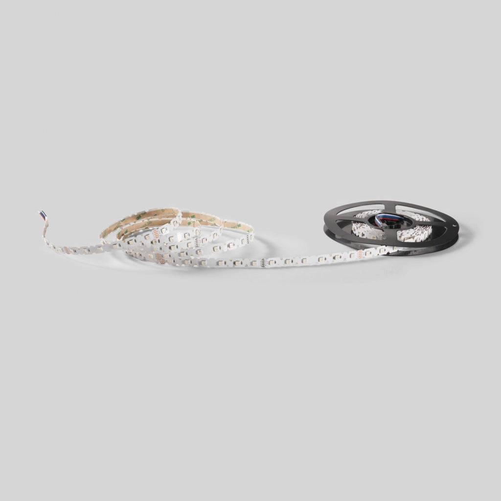 STRIP LED 5050 DC24V IN KAPTON 48 LED PER MT 10W PER MT 264LM RGB + LUCE NATURALE 4000K PIEGHEVOLE 1,2X500CM