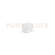 APPLIQUE QUBO BIANCA 1 LUCE ATTACCO GU10 IP54 6,7X9,3X8CM