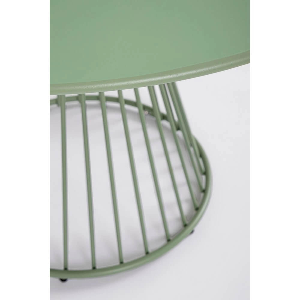 Tavolo da Esterno Rotondo in Acciaio Antracite D120 cm - ORLI