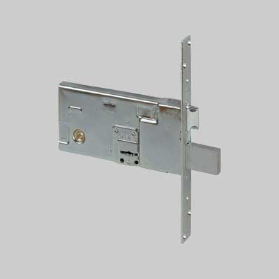 SERRATURA DOPPIA MAPPA PER PORTE ALLUMINIO DA FASCIA ART. 57313 CISA E70 - scatola mm 166x82 - CISA