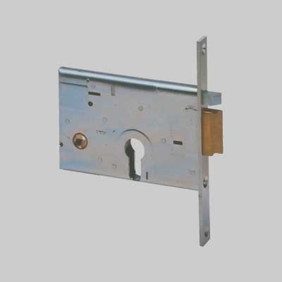 SERRATURA ELETTRICA DA INFILARE A CILINDRO DA FASCIA ART. 14011 CISA E58 Sx - scatola mm 126x82 - CISA