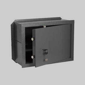 CASSAFORTE CON CHIAVE ART. 82010 CISA mm 490x200x360h, 2 Cat. Orizz., 2 Cat. Vert. - 1 ripiano - CISA