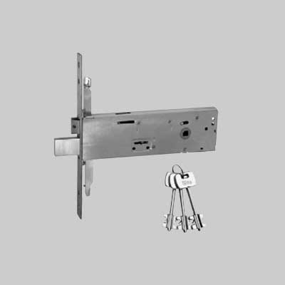 SERRATURA AD INFILARE DOPPIA MAPPA DA FASCIA ART. 963.11 ISEO E90 - ISEO