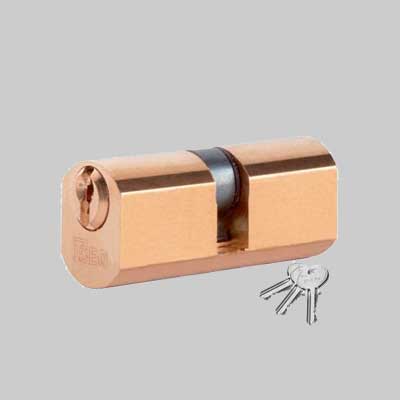 CILINDRO SFACCETTATO 22 A DOPPIO PROFILO 'F5' ISEO 54 mm (22+10+22) - ISEO