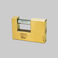 LUCCHETTO RETTANGOLARE PER SERRANDA 'ADITUS' ISEO 76 mm - ISEO