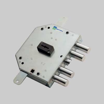 SERRATURA PORTE BLINDATE A DOPPIA MAPPA ART. 89C755 MOTTURA E60,5 Sx - MOTTURA