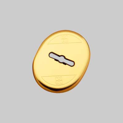 MOSTRINA ESTERNA PER DOPPIA MAPPA Cromo satinato - MOTTURA