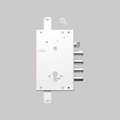 SERRATURA PORTE BLINDATE CILINDRO EUROPEO 'CS128/CS138' CIPIERRE E60 - Interasse catenacci 38 mm - CIPIERRE