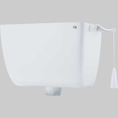 CASSETTA ALTA IN PVC CABRIO CON CATENELLA  BIANCA     CR