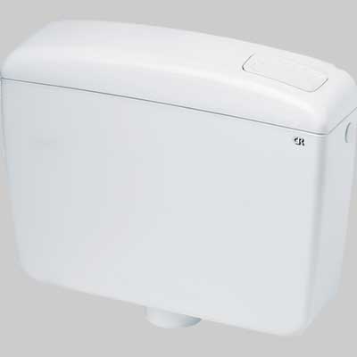 CASSETTA ZAINO LONDRA PLUS SINGOLO SCARICO  BIANCA     CR