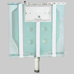 CASSETTA INCASSO SARA PNEUMATICA WC  PLACCA DI COPERTURA BIANCA     PUCCI