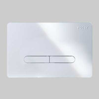 PLACCA DI COMANDO ECO TRATTO DOPPIO TASTO  BIANCA     PUCCI