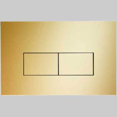 PLACCA DI COMANDO ECO LINEA ACRILICO DOPPIO TASTO  Oro     PUCCI