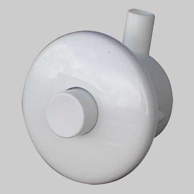 COMANDO PNEUMATICOMANUALE INCASSO A PARETE BIANCO  PER CASS.SARA PNEU     PUCCI