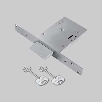 SERRATURA A DOPPIA MAPPA INFERRIATE ART. 8TD1004 YALE E70 - versione KA - scatola 123x82 mm - YALE