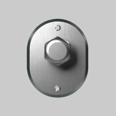 POMELLINI ESAGONALI PER CILINDRO CON MOSTRINA '331' CIPIERRE Ø 35 - Col. Bronzato - CIPIERRE