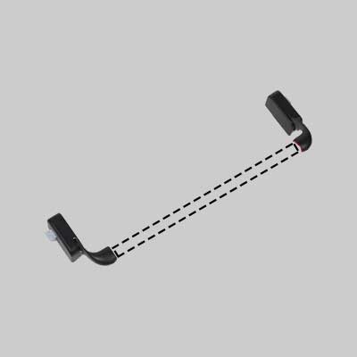 MANIGLIONE ANTIPANICO DA APPLICARE 'MINISTAR' Finitura nero - CORNI