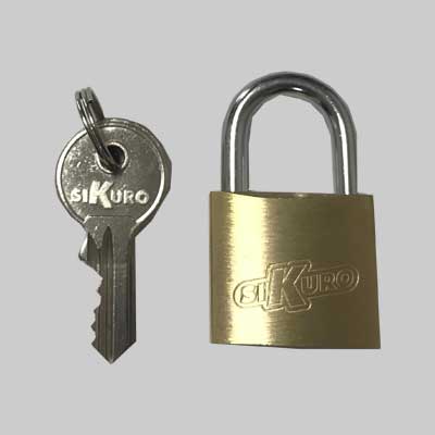 LUCCHETTO AD ARCO STANDARD CON CHIAVE KA SIKURO 40 mm - SIKURO