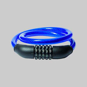 LUCCHETTO PER BICI E MOTO A COMBINAZIONE mm 15x80 cm - SIKURO