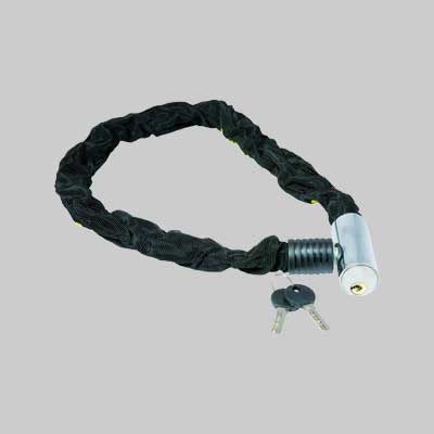LUCCHETTO PER BICI E MOTO A CATENA mm 5x80 cm - SIKURO