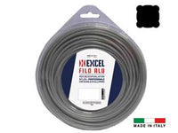 FILO PER DECESPUGLIATORE IN NYLON QUADRO ALU  ø mm.2,7 in matassa da mt.60    EXCEL