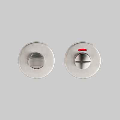 NOTTOLINO WC E SEGNALATORE INOX 'TONDO' Ø 52 mm - Col. Inox satinato - FIMET MANIGLIE