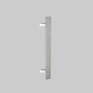 MANIGLIONE INOX INCLINATO 'OREGON' 40x10x500 mm, Inter. 300 mm - Col. Inox satinato/lucido - 2 pezzi- FIMET MANIGLIE