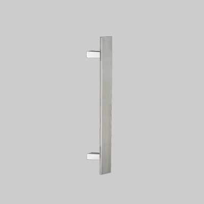 MANIGLIONE INOX INCLINATO 'OREGON' 40x10x500 mm, Inter. 300 mm - Col. Inox satinato/lucido - 2 pezzi- FIMET MANIGLIE