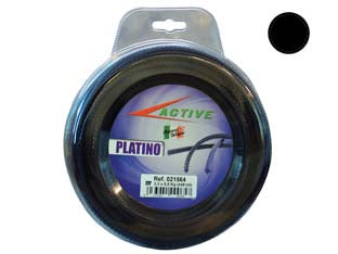 FILO NYLON PLATINO TONDO VIOLA  PER DECESPUGLIATORI- - ø mm.2,4 - blister mt.15 - 1 blister ACTIVE