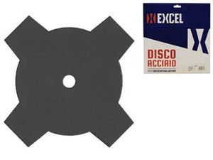 DISCO IN METALLO PER DECESPUGLIATORE A 4 DENTI    EXCEL