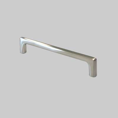 MANIGLIA PER MOBILI '15EU.004' Interasse 96 - Cromo opaco - METAL GROUP