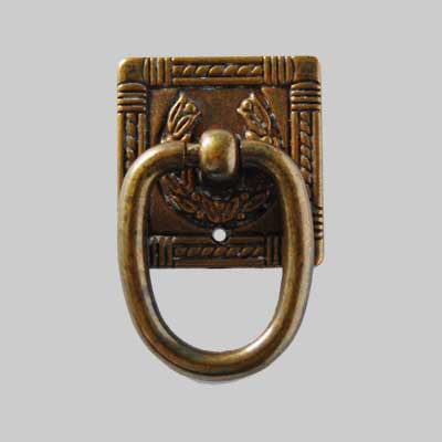 MANIGLIA PER MOBILI '5038/A7' 34x54 mm - Patinato antico - GIUSTI