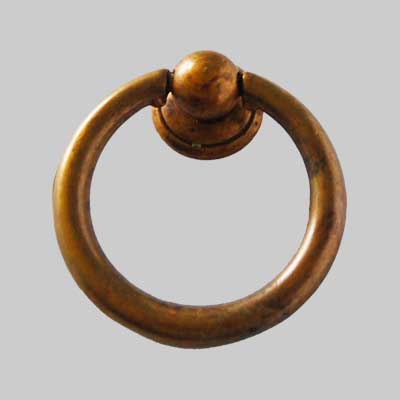 MANIGLIA PER MOBILI '09202' 33x39 mm - Ottone antico - METAL GROUP