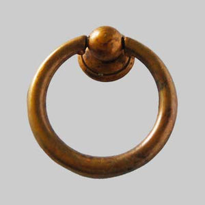 MANIGLIA PER MOBILI '09202' 40x46 mm - Ottone antico - METAL GROUP