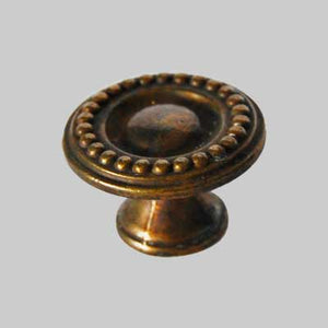 POMOLO PER MOBILI '6015' 30 mm - Patinato antico - GIUSTI