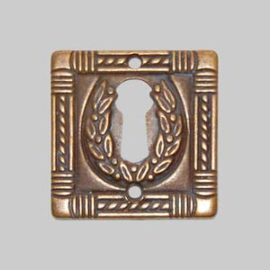 BOCCHETTA PER MOBILI '5038/A8' 34x35 mm - Patinato antico - GIUSTI