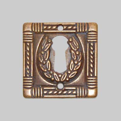 BOCCHETTA PER MOBILI '5038/A8' 34x35 mm - Patinato antico - GIUSTI