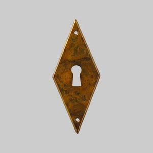 BOCCHETTA PER MOBILI '8044/8039' VERTICALE 28x55 mm - Patinato antico - GIUSTI