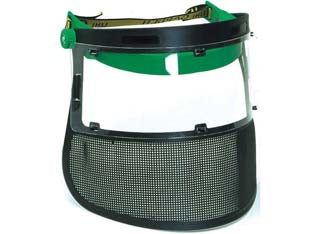 VISIERA PROTETTIVA PROFESSIONALE COMBINATA - 10 pezzi