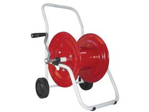 AVVOLGITUBO CARRELLATO CON RUOTE IN PLASTICA  capacitÃE mt.50 di tubo ÃE¸ est. mm.15