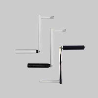 MANOVELLA PER ARGANO A FUNE Col. Cromata Nera