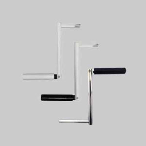 MANOVELLA PER ARGANO A FUNE Col. Cromata Nera