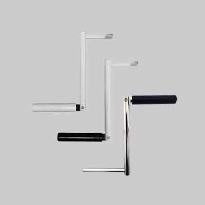 MANOVELLA PER ARGANO A FUNE Col. Cromata Nera