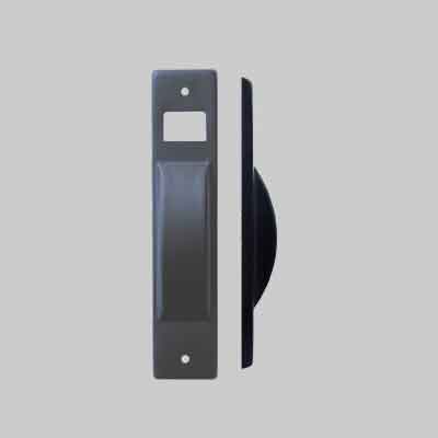 PLACCA PER AVVOLGITORE SEMINCASSO Colore nero RAL 9005