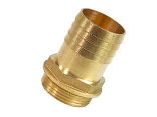 RACCORDO FILETTATO E PORTAGOMMA IN OTTONE- - filetto M 1/2 portagomma ø mm.20 - 10 pezzi