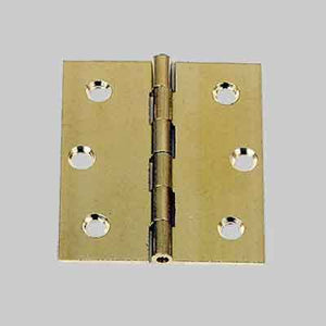 CERNIERA FRESATA PIANA 'ECO' 70x55 mm - Ottone lucido - 24 pezzi