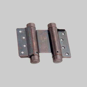 CERNIERA A MOLLA DOPPIA AZIONE 75 mm - Nichelato - 2 pezzi