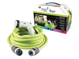 TUBO ESTENSIBILE IKON CON RACCORDI E LANCIA- - mt.7,5/15 - lime - 1 rotolo FITT